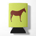 Hinny Horse Donkey Green Can or Bottle Hugger Cooler Sleeve for Standard 12 oz Cans, Insulated Foam Beer & Soda Can Hugger Reusable