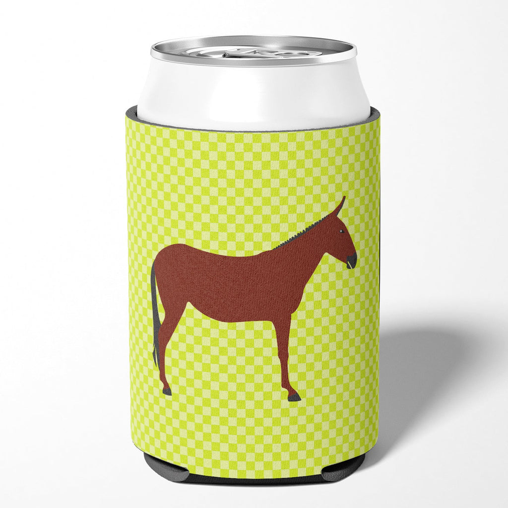 Hinny Horse Donkey Green Can or Bottle Hugger Cooler Sleeve for Standard 12 oz Cans, Insulated Foam Beer & Soda Can Hugger Reusable