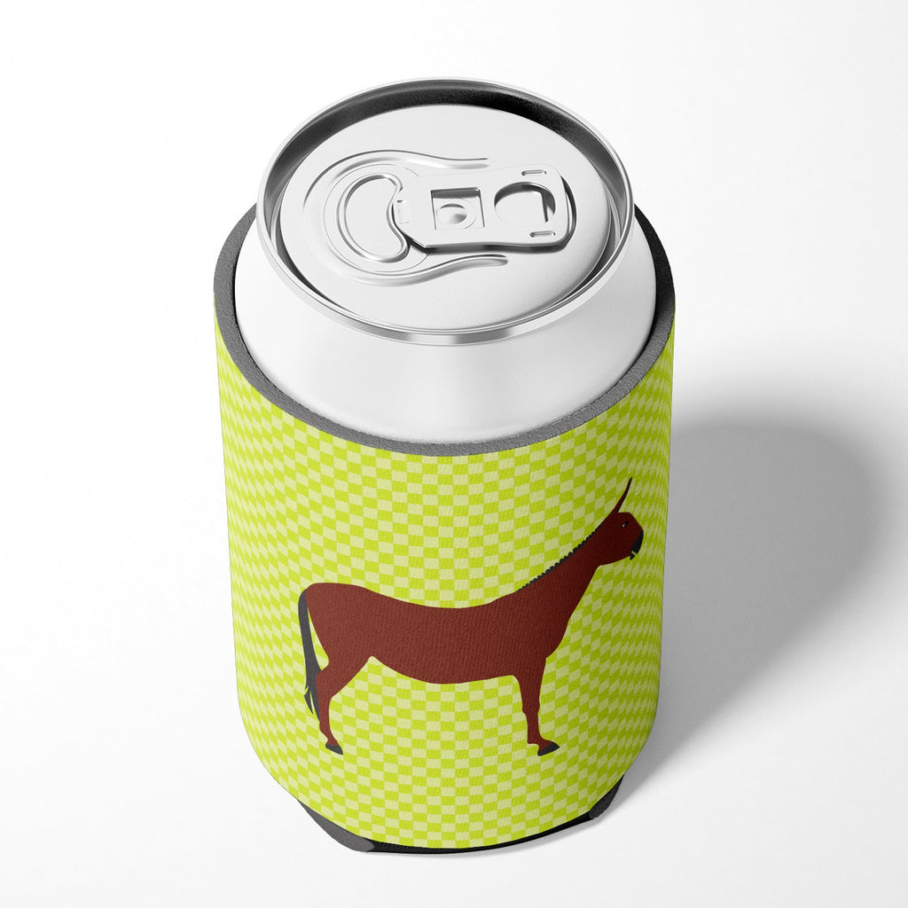 Hinny Horse Donkey Green Can or Bottle Hugger Cooler Sleeve for Standard 12 oz Cans, Insulated Foam Beer & Soda Can Hugger Reusable