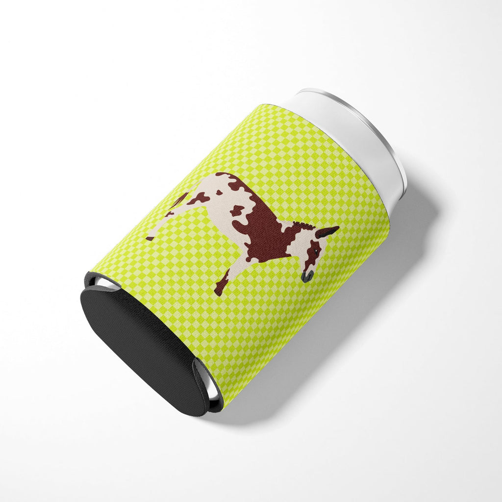 American Spotted Donkey Green Can or Bottle Hugger Cooler Sleeve for Standard 12 oz Cans, Insulated Foam Beer & Soda Can Hugger Reusable