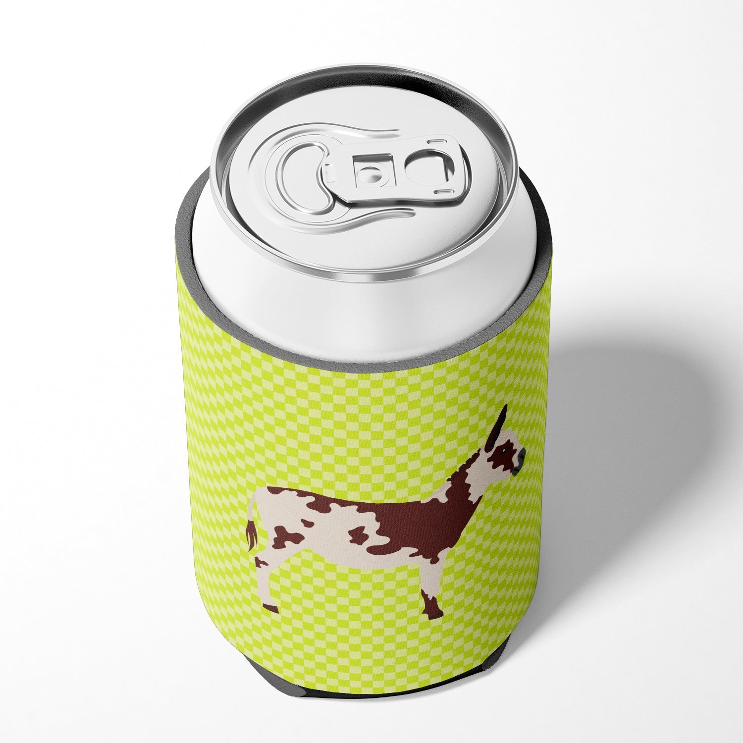 American Spotted Donkey Green Can or Bottle Hugger Cooler Sleeve for Standard 12 oz Cans, Insulated Foam Beer & Soda Can Hugger Reusable