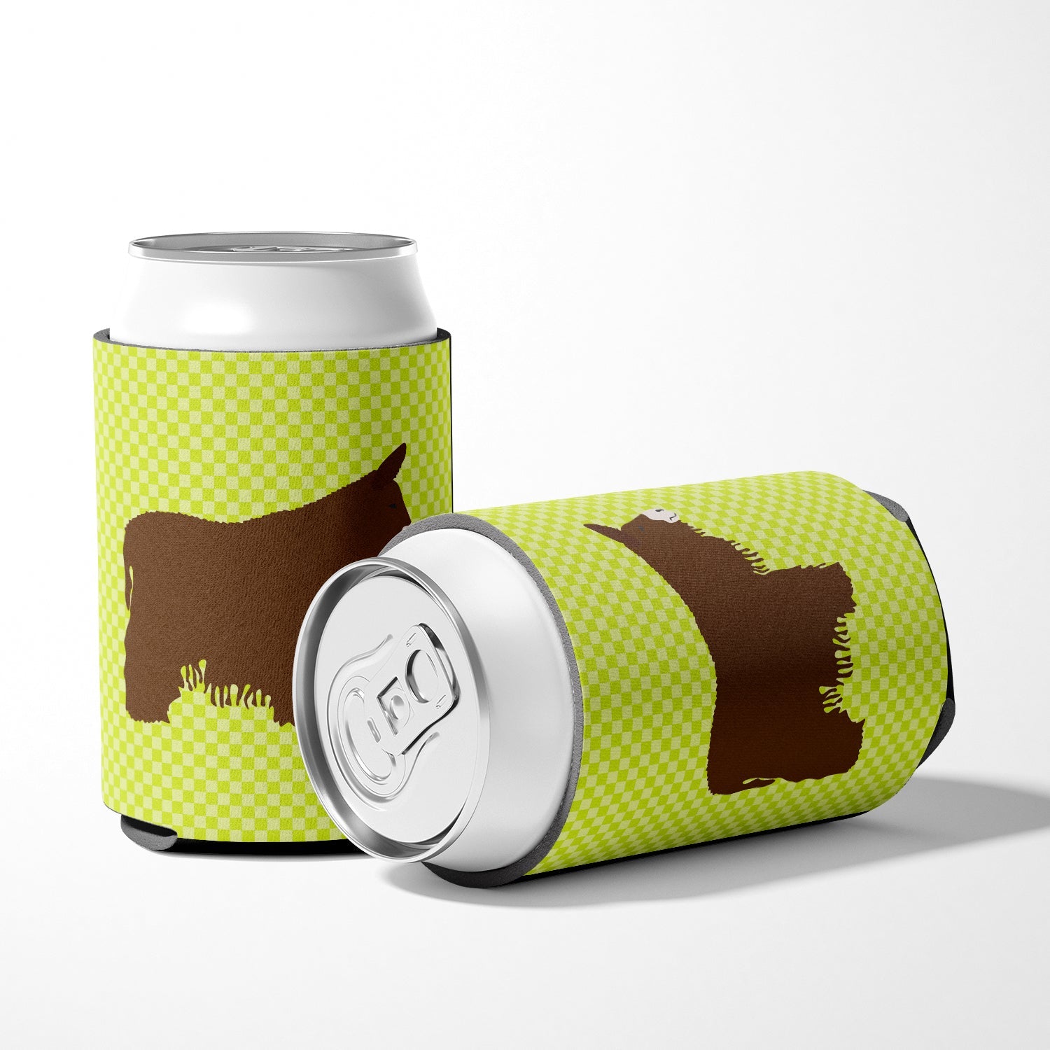 Poitou Poiteuin Donkey Green Can or Bottle Hugger Cooler Sleeve for Standard 12 oz Cans, Insulated Foam Beer & Soda Can Hugger Reusable