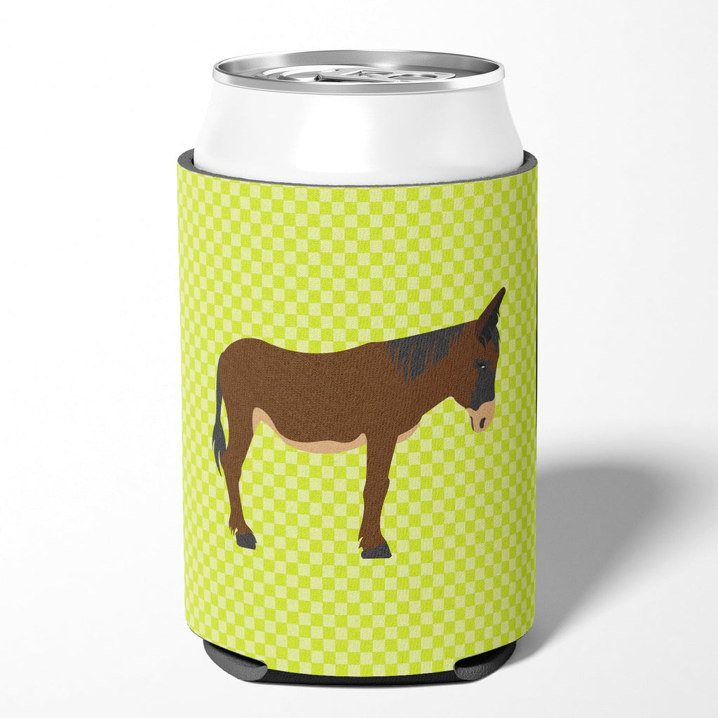 Zamorano-Leones Donkey Green Can or Bottle Hugger Cooler Sleeve for Standard 12 oz Cans, Insulated Foam Beer & Soda Can Hugger Reusable