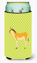 Turkmenian Kulan Donkey Green Tall Boy Hugger Can Cooler Sleeve Machine Washable Drink Collapsible Insulator Beverage Insulated Holder
