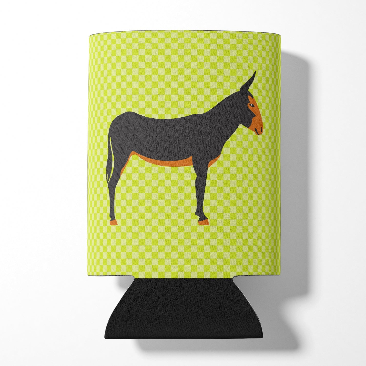 Catalan Donkey Green Can or Bottle Hugger Cooler Sleeve for Standard 12 oz Cans, Insulated Foam Beer & Soda Can Hugger Reusable