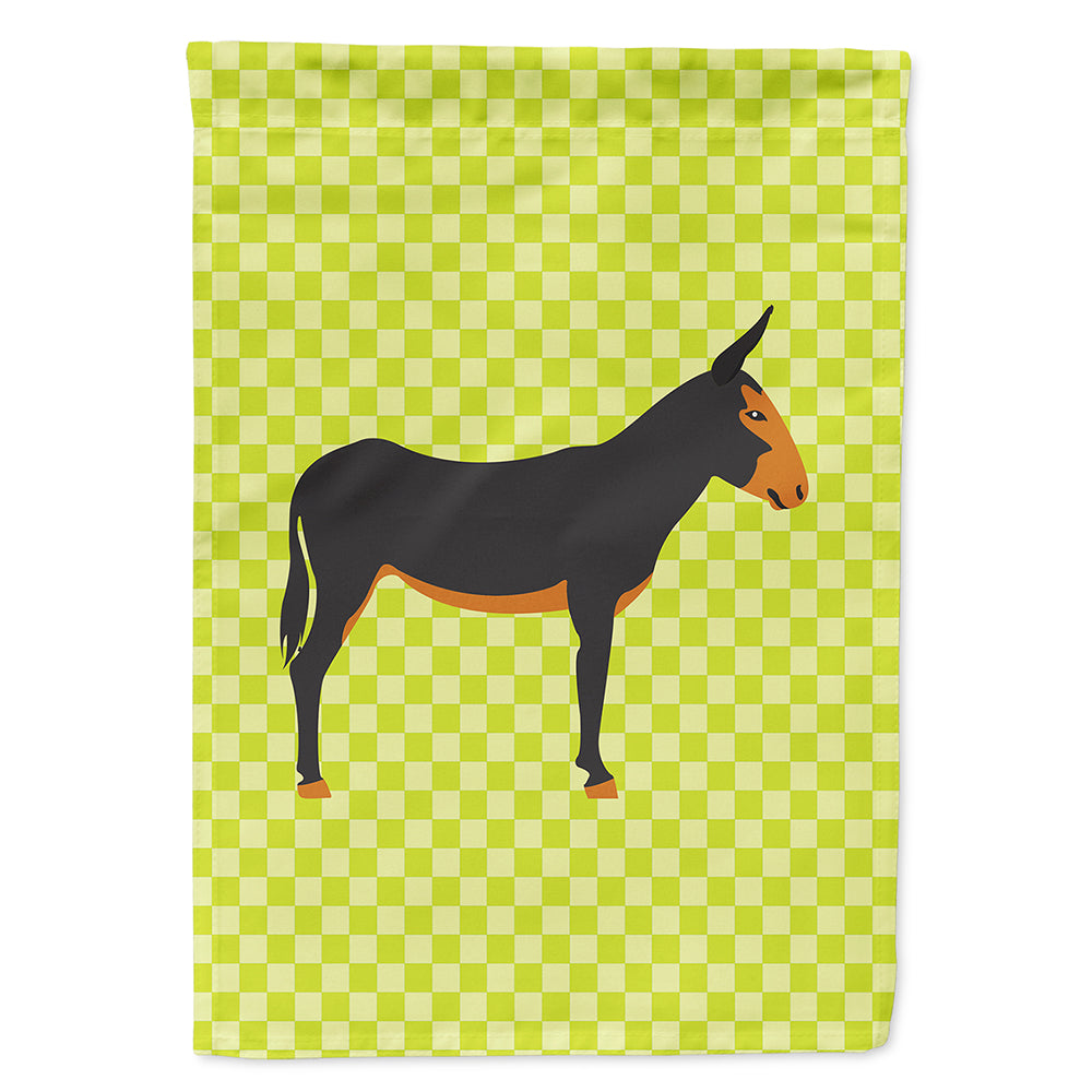 Catalan Donkey Green House Flag 28x40 Porch Sleeve Pole Decorative Outside Yard Banner Artwork Wall Hanging, Polyester