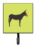 Catalan Donkey Green Leash or Key Holder Wall Hooks, Key Hooks Holder, Coat Rack Wall Mount, Coat Hooks, Hooks for Hanging Keys, Towels, Aprons, Leashes