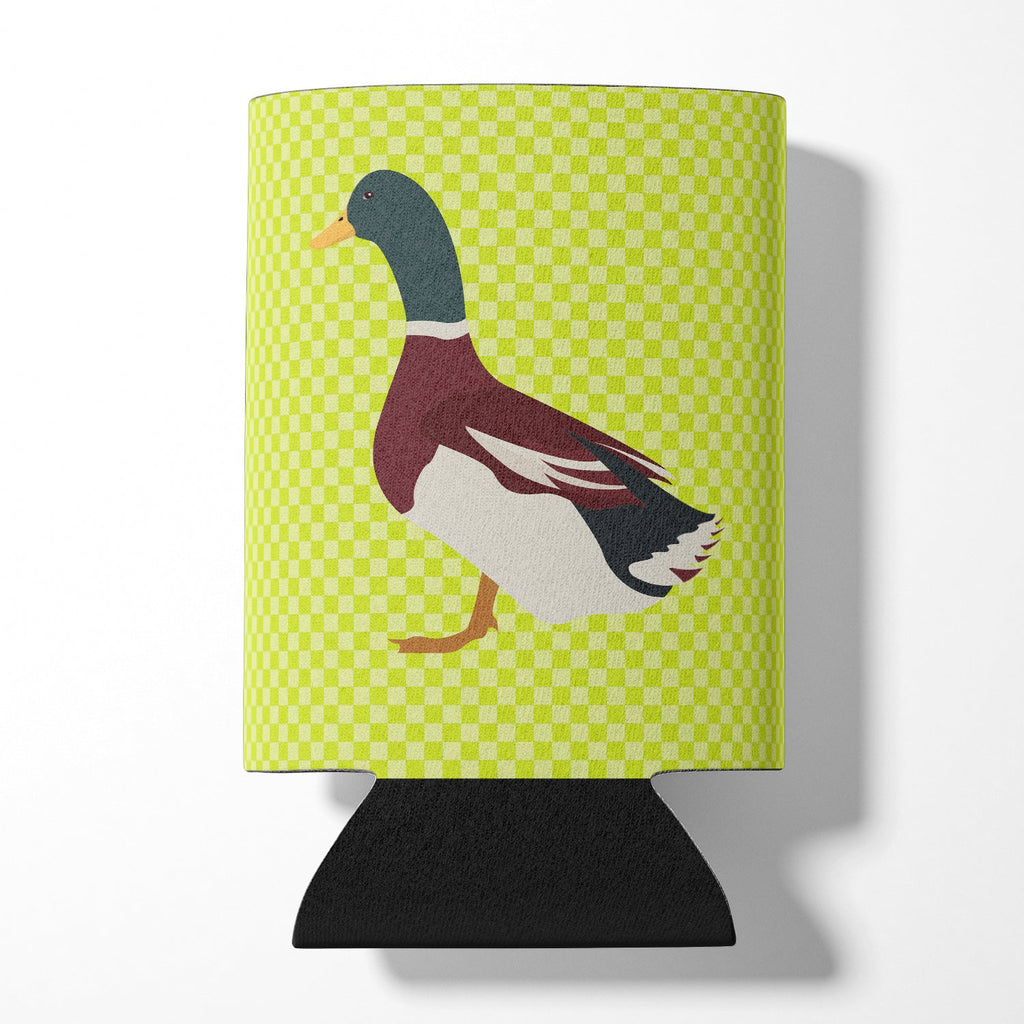 Rouen Duck Green Can or Bottle Hugger Cooler Sleeve for Standard 12 oz Cans, Insulated Foam Beer & Soda Can Hugger Reusable