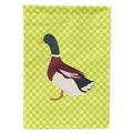 Rouen Duck Green House Flag 28x40 Porch Sleeve Pole Decorative Outside Yard Banner Artwork Wall Hanging, Polyester
