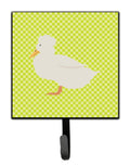 Crested Duck Green Leash or Key Holder Wall Hooks, Key Hooks Holder, Coat Rack Wall Mount, Coat Hooks, Hooks for Hanging Keys, Towels, Aprons, Leashes