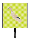 West Harlequin Duck Green Leash or Key Holder Wall Hooks, Key Hooks Holder, Coat Rack Wall Mount, Coat Hooks, Hooks for Hanging Keys, Towels, Aprons, Leashes
