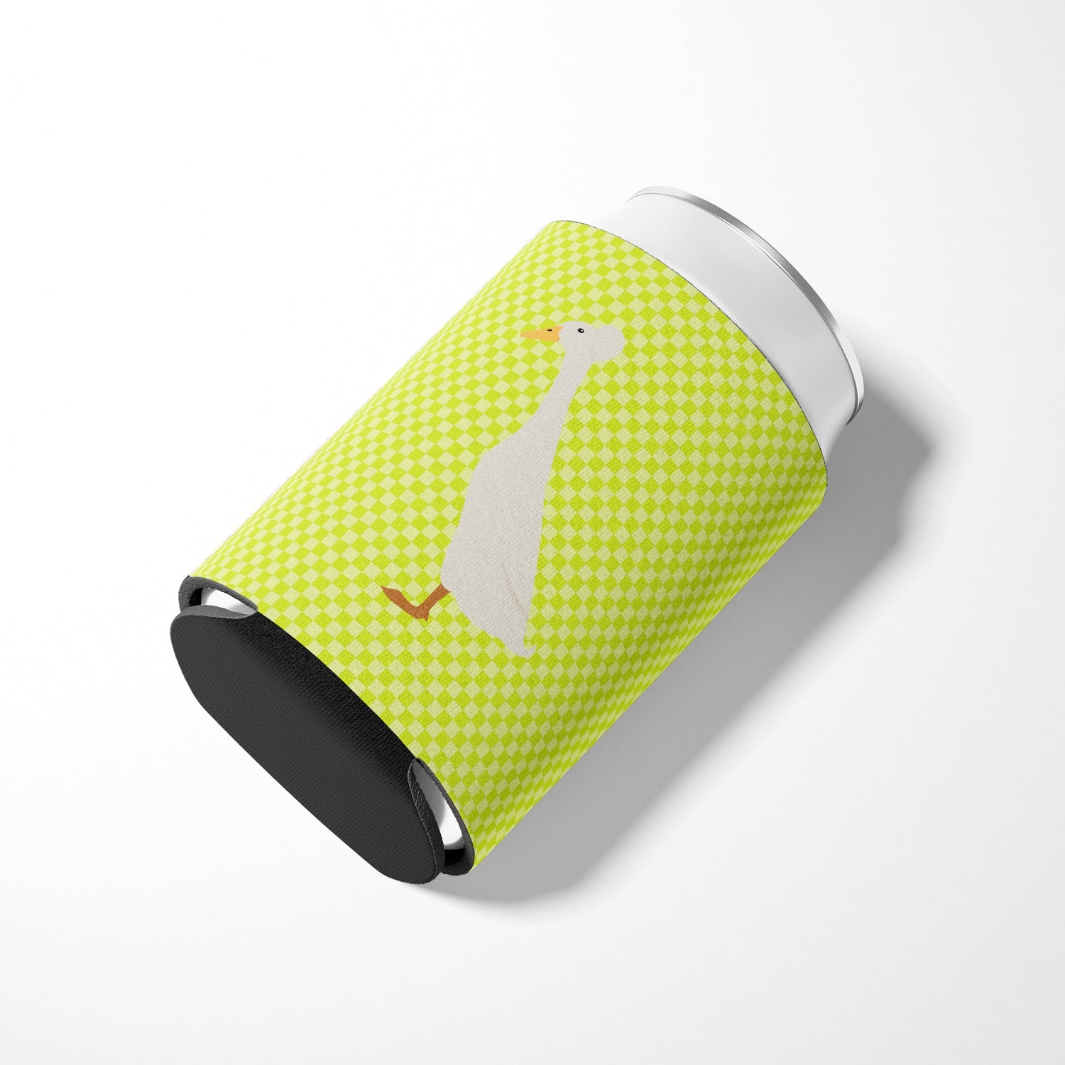 Bali Duck Green Can or Bottle Hugger Cooler Sleeve for Standard 12 oz Cans, Insulated Foam Beer & Soda Can Hugger Reusable
