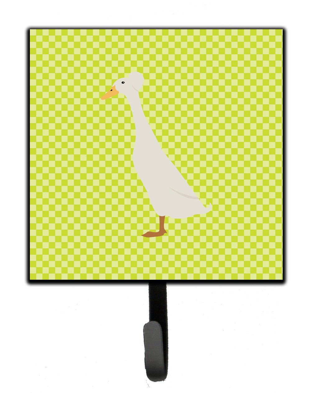 Bali Duck Green Leash or Key Holder Wall Hooks, Key Hooks Holder, Coat Rack Wall Mount, Coat Hooks, Hooks for Hanging Keys, Towels, Aprons, Leashes
