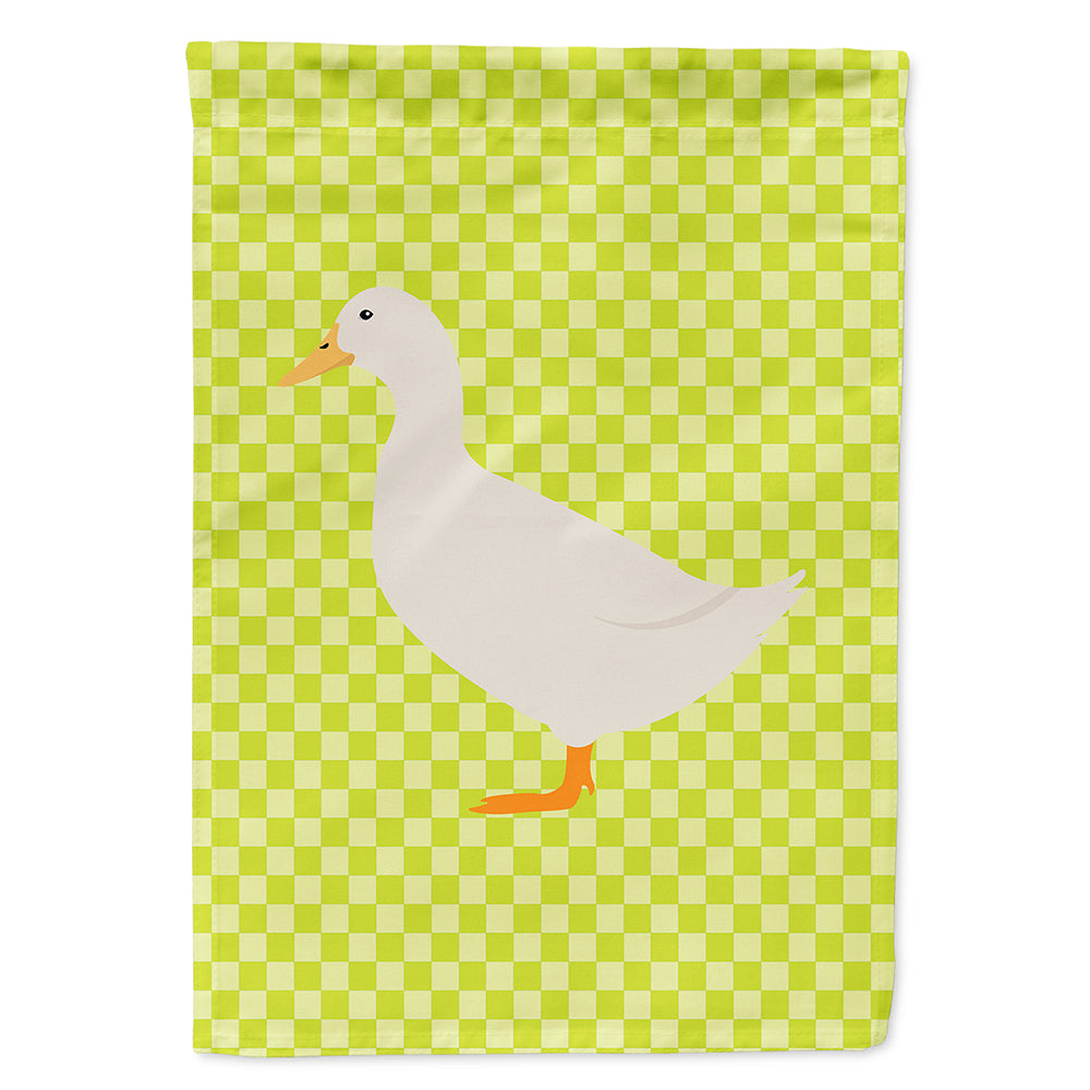 American Pekin Duck Green House Flag 28x40 Porch Sleeve Pole Decorative Outside Yard Banner Artwork Wall Hanging, Polyester