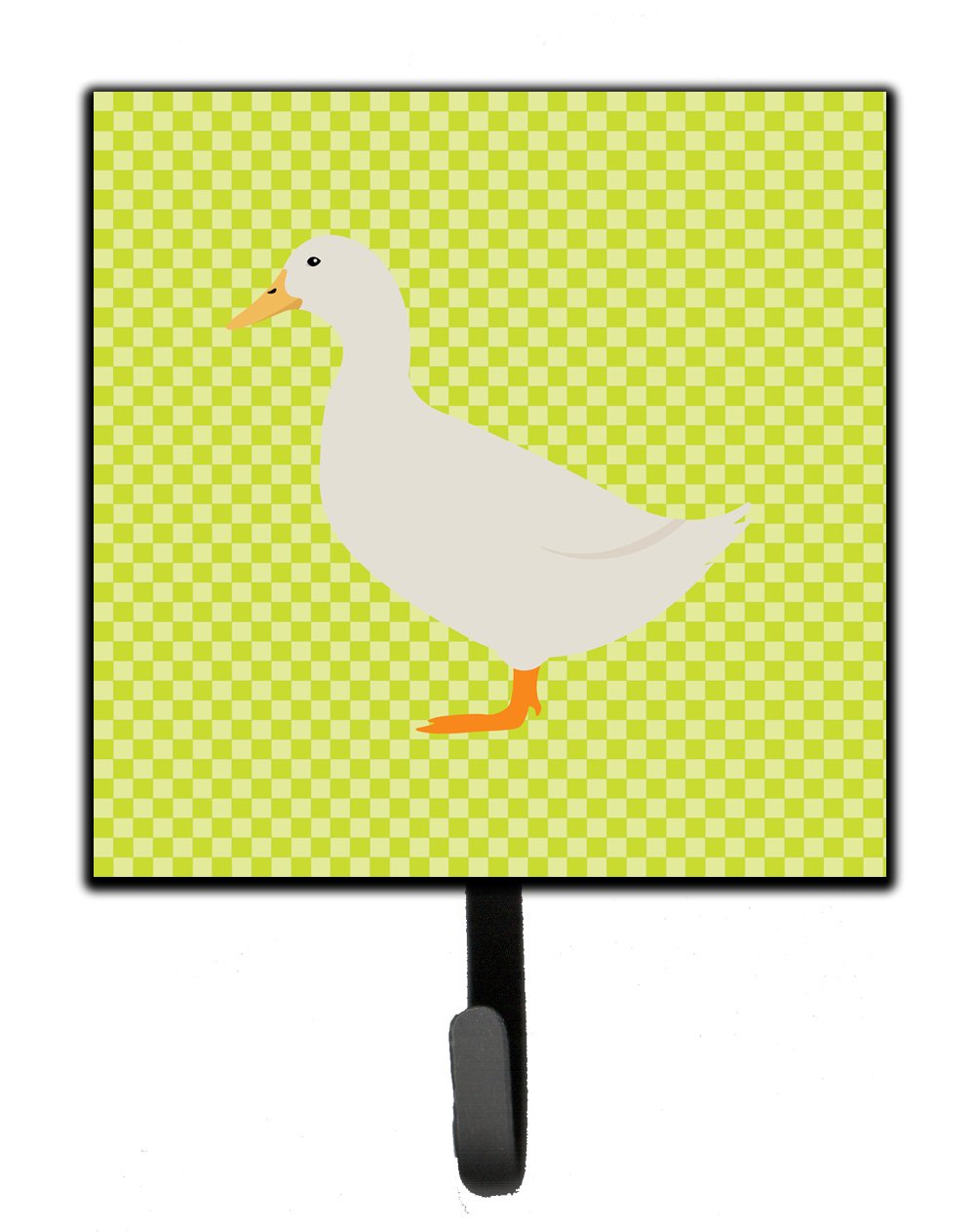 American Pekin Duck Green Leash or Key Holder Wall Hooks, Key Hooks Holder, Coat Rack Wall Mount, Coat Hooks, Hooks for Hanging Keys, Towels, Aprons, Leashes