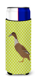 Dutch Hook Bill Duck Green Slim Can Hugger , Insulated Foam Hugger for 12 oz Slim Cans, Beer Bottles & Water Bottles, Printed in USA