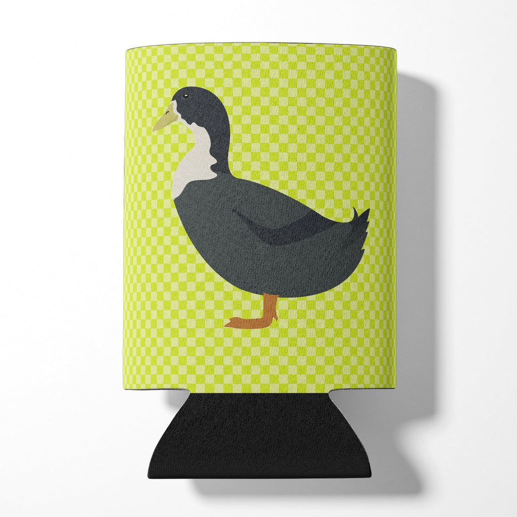 Blue Swedish Duck Green Can or Bottle Hugger Cooler Sleeve for Standard 12 oz Cans, Insulated Foam Beer & Soda Can Hugger Reusable
