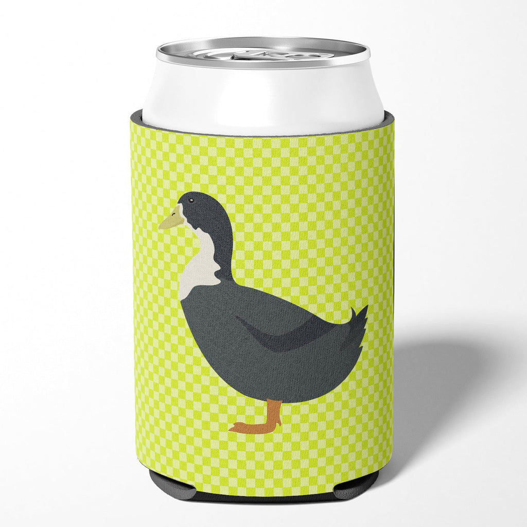 Blue Swedish Duck Green Can or Bottle Hugger Cooler Sleeve for Standard 12 oz Cans, Insulated Foam Beer & Soda Can Hugger Reusable