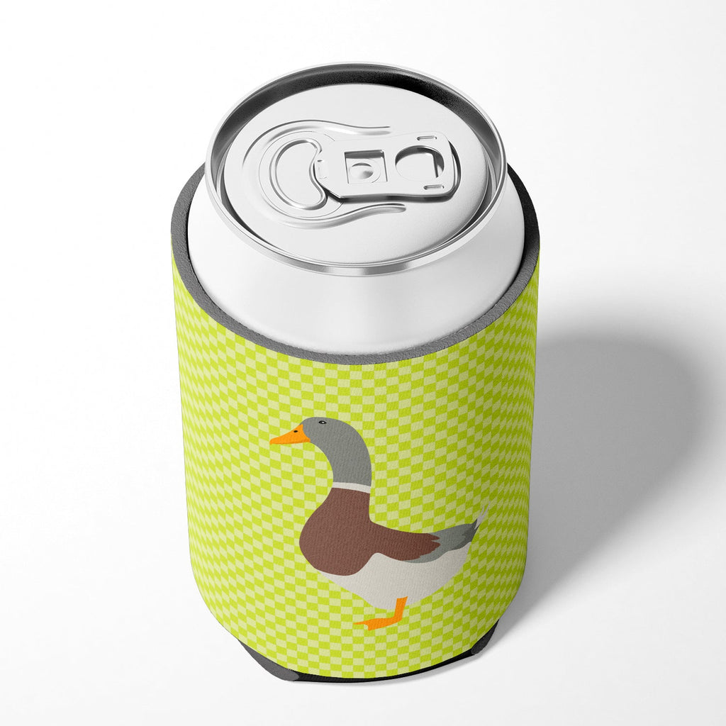 Saxony Sachsenente Duck Green Can or Bottle Hugger Cooler Sleeve for Standard 12 oz Cans, Insulated Foam Beer & Soda Can Hugger Reusable