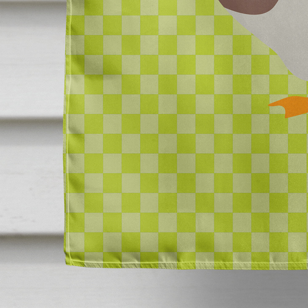Saxony Sachsenente Duck Green House Flag 28x40 Porch Sleeve Pole Decorative Outside Yard Banner Artwork Wall Hanging, Polyester