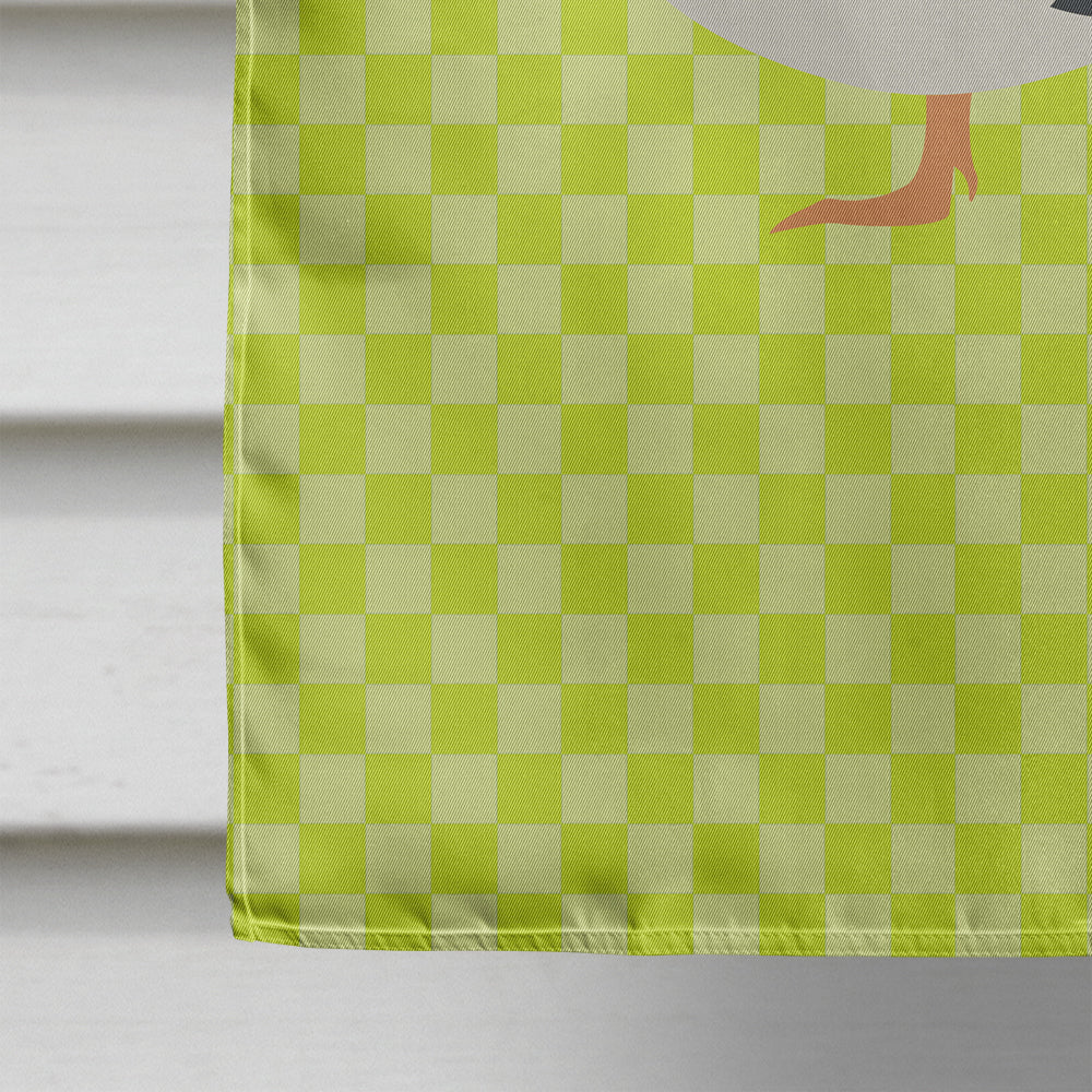Muscovy Duck Green House Flag 28x40 Porch Sleeve Pole Decorative Outside Yard Banner Artwork Wall Hanging, Polyester