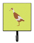 Indian Runner Duck Green Leash or Key Holder Wall Hooks, Key Hooks Holder, Coat Rack Wall Mount, Coat Hooks, Hooks for Hanging Keys, Towels, Aprons, Leashes