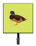 Silver Bantam Duck Green Leash or Key Holder Wall Hooks, Key Hooks Holder, Coat Rack Wall Mount, Coat Hooks, Hooks for Hanging Keys, Towels, Aprons, Leashes