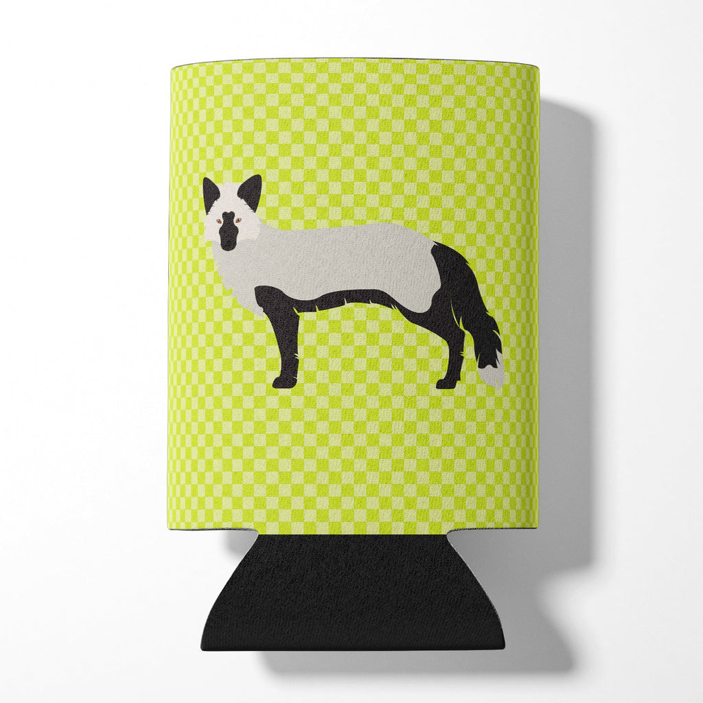 Silver Fox Green Can or Bottle Hugger Cooler Sleeve for Standard 12 oz Cans, Insulated Foam Beer & Soda Can Hugger Reusable