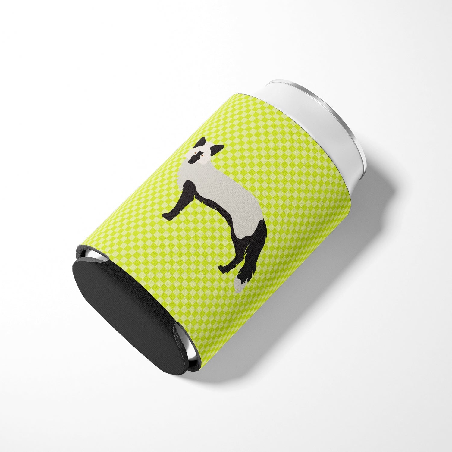 Silver Fox Green Can or Bottle Hugger Cooler Sleeve for Standard 12 oz Cans, Insulated Foam Beer & Soda Can Hugger Reusable