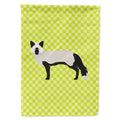 Silver Fox Green House Flag 28x40 Porch Sleeve Pole Decorative Outside Yard Banner Artwork Wall Hanging, Polyester