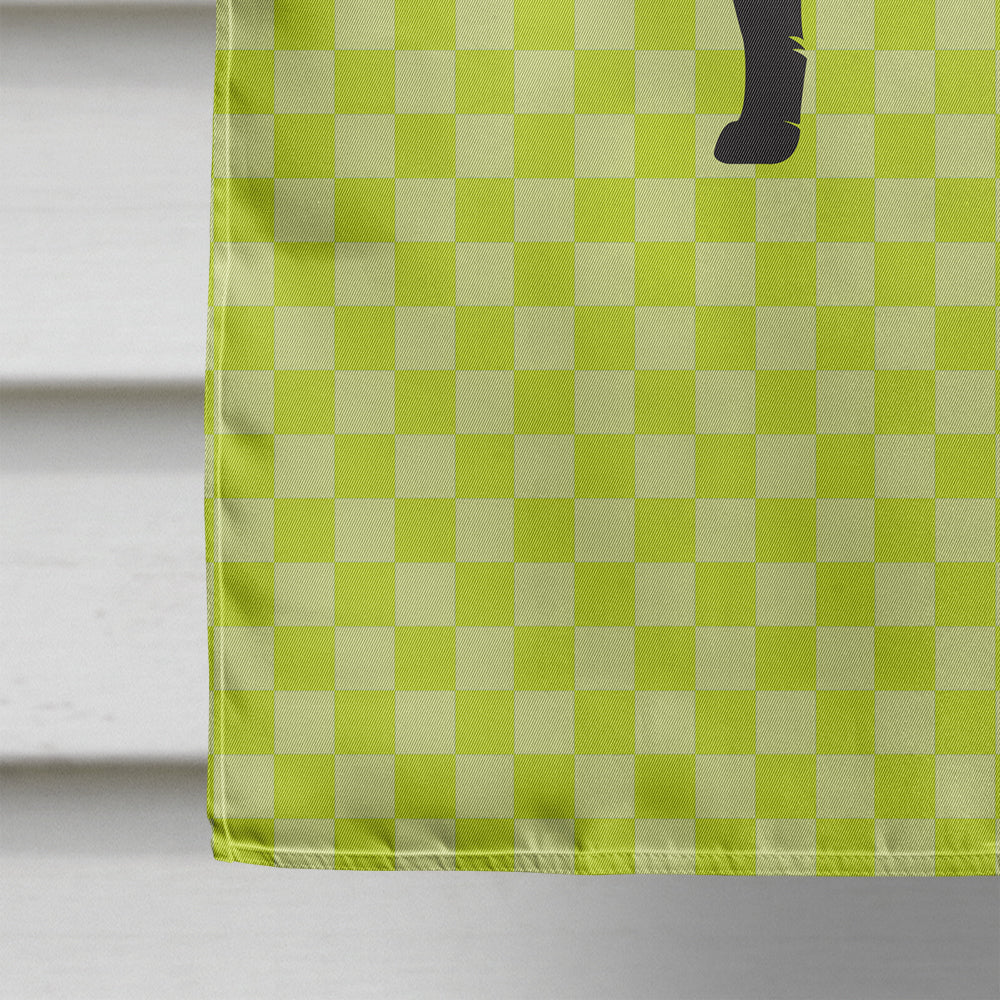 Silver Fox Green House Flag 28x40 Porch Sleeve Pole Decorative Outside Yard Banner Artwork Wall Hanging, Polyester