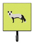 Silver Fox Green Leash or Key Holder Wall Hooks, Key Hooks Holder, Coat Rack Wall Mount, Coat Hooks, Hooks for Hanging Keys, Towels, Aprons, Leashes