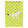 Stoat Short-tailed Weasel Green House Flag 28x40 Porch Sleeve Pole Decorative Outside Yard Banner Artwork Wall Hanging, Polyester