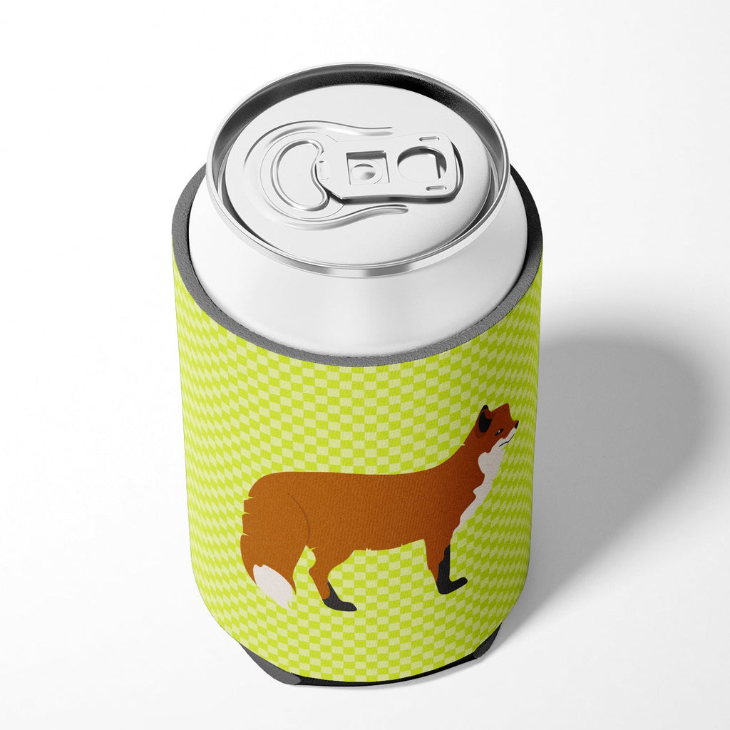 Red Fox Green Can or Bottle Hugger Cooler Sleeve for Standard 12 oz Cans, Insulated Foam Beer & Soda Can Hugger Reusable