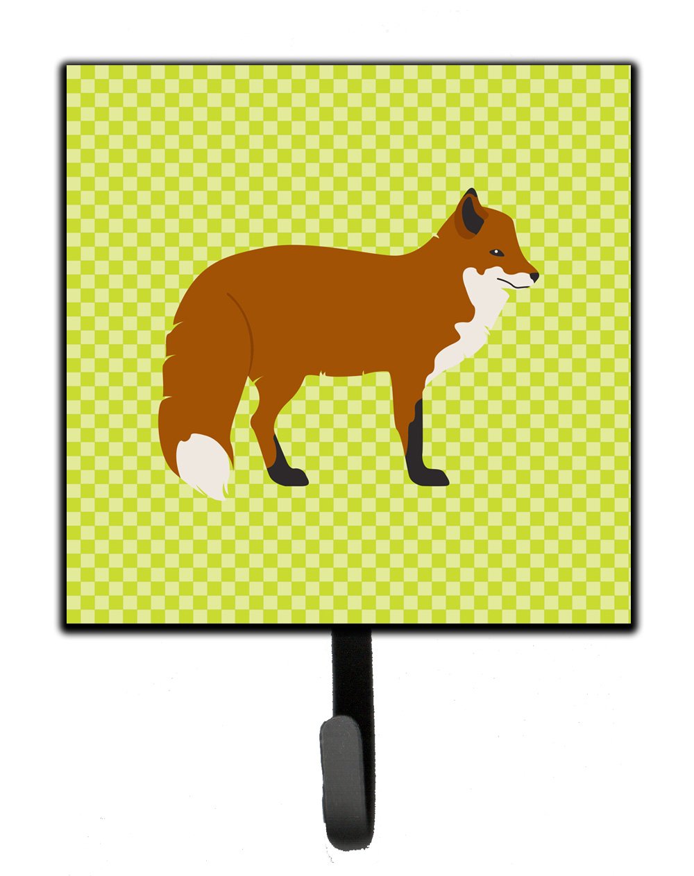 Red Fox Green Leash or Key Holder Wall Hooks, Key Hooks Holder, Coat Rack Wall Mount, Coat Hooks, Hooks for Hanging Keys, Towels, Aprons, Leashes