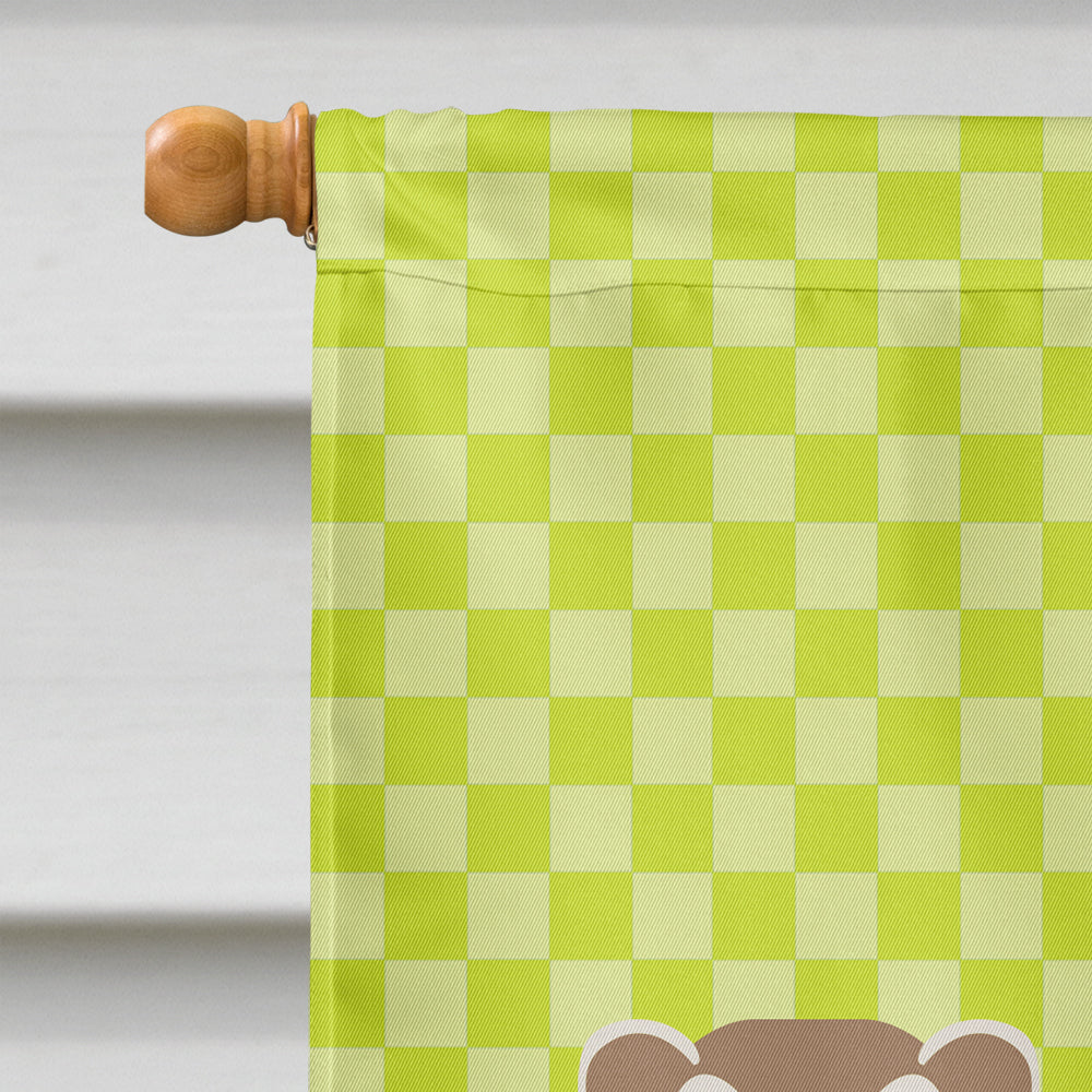 Ferret Green House Flag 28x40 Porch Sleeve Pole Decorative Outside Yard Banner Artwork Wall Hanging, Polyester
