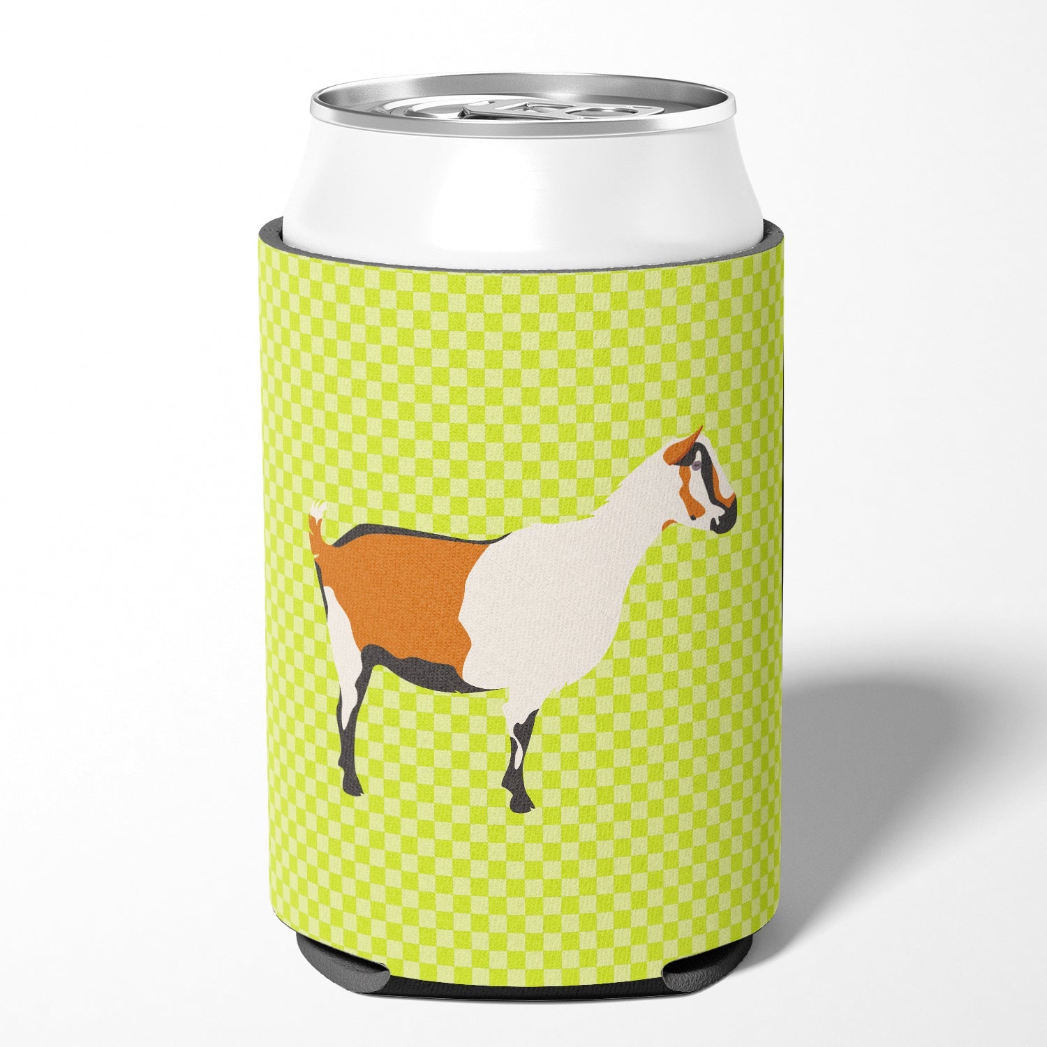 Alpine Goat Green Can or Bottle Hugger Cooler Sleeve for Standard 12 oz Cans, Insulated Foam Beer & Soda Can Hugger Reusable
