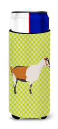 Alpine Goat Green Slim Can Hugger , Insulated Foam Hugger for 12 oz Slim Cans, Beer Bottles & Water Bottles, Printed in USA