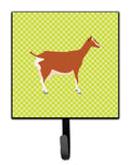 Toggenburger Goat Green Leash or Key Holder Wall Hooks, Key Hooks Holder, Coat Rack Wall Mount, Coat Hooks, Hooks for Hanging Keys, Towels, Aprons, Leashes