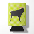 Verata Goat Green Can or Bottle Hugger Cooler Sleeve for Standard 12 oz Cans, Insulated Foam Beer & Soda Can Hugger Reusable