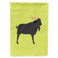 Verata Goat Green House Flag 28x40 Porch Sleeve Pole Decorative Outside Yard Banner Artwork Wall Hanging, Polyester