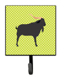 Verata Goat Green Leash or Key Holder Wall Hooks, Key Hooks Holder, Coat Rack Wall Mount, Coat Hooks, Hooks for Hanging Keys, Towels, Aprons, Leashes