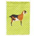 Anglo-nubian Nubian Goat Green House Flag 28x40 Porch Sleeve Pole Decorative Outside Yard Banner Artwork Wall Hanging, Polyester
