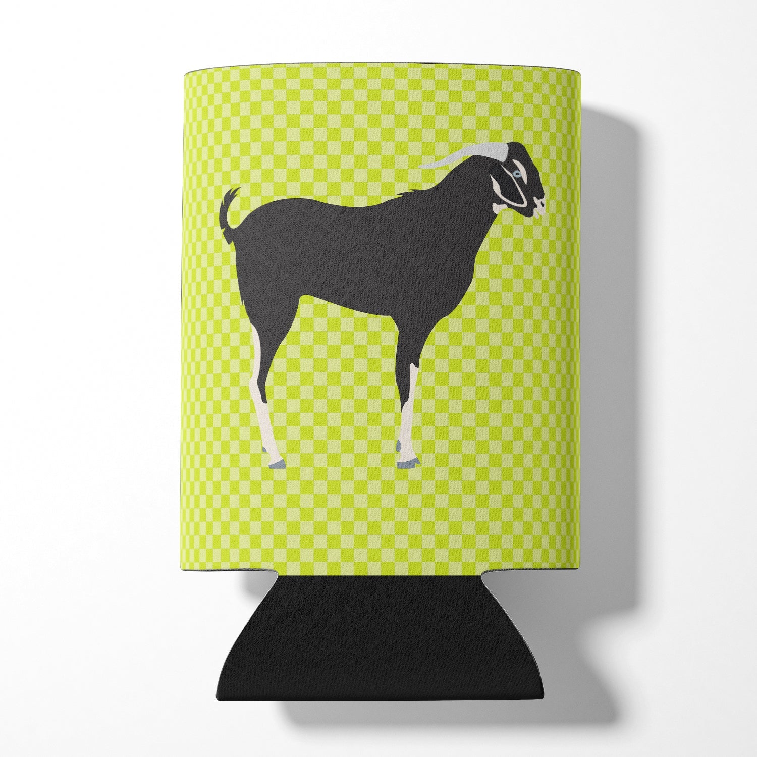 Black Bengal Goat Green Can or Bottle Hugger Cooler Sleeve for Standard 12 oz Cans, Insulated Foam Beer & Soda Can Hugger Reusable