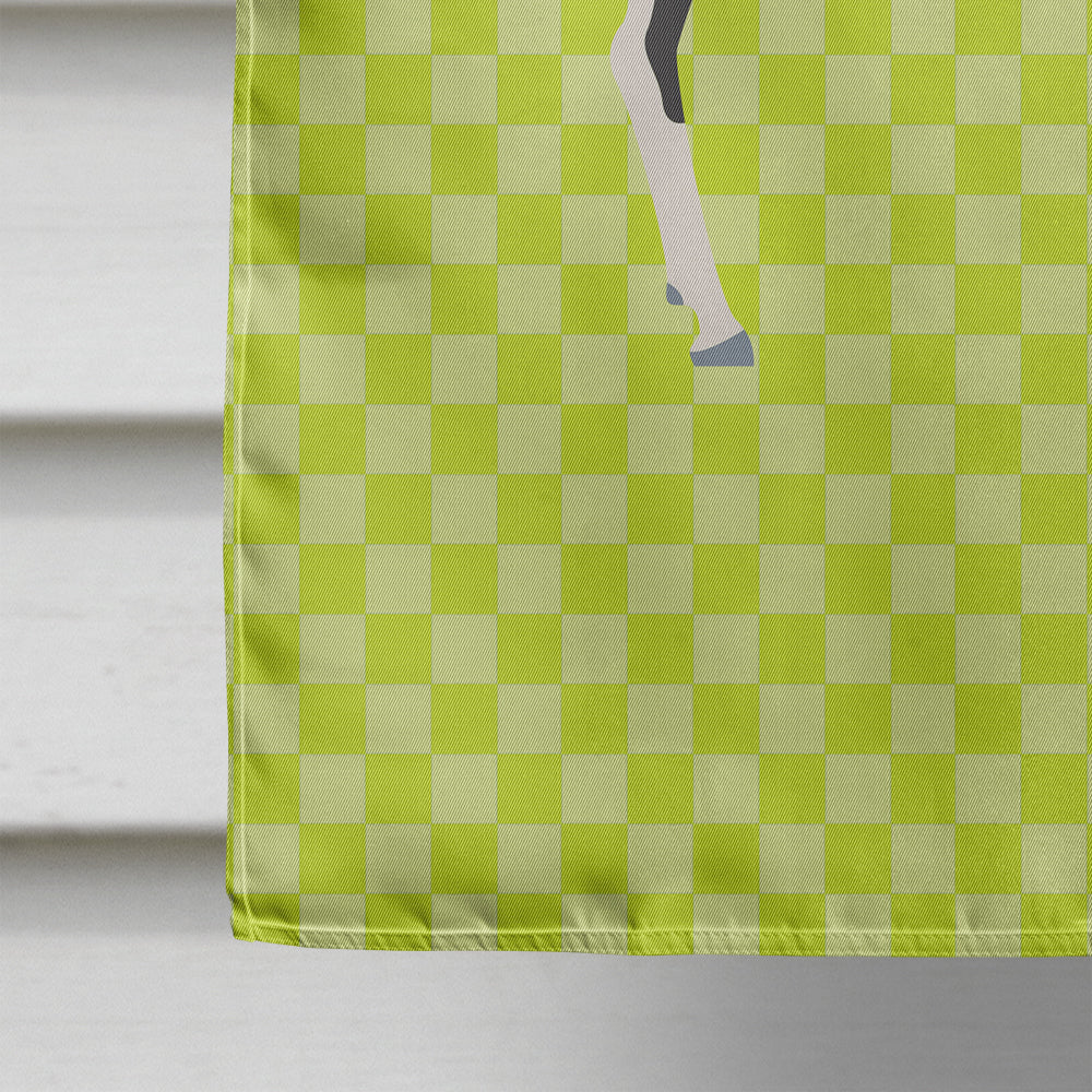 Black Bengal Goat Green House Flag 28x40 Porch Sleeve Pole Decorative Outside Yard Banner Artwork Wall Hanging, Polyester