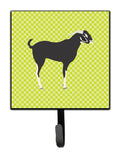 Black Bengal Goat Green Leash or Key Holder Wall Hooks, Key Hooks Holder, Coat Rack Wall Mount, Coat Hooks, Hooks for Hanging Keys, Towels, Aprons, Leashes