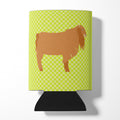 American Lamancha Goat Green Can or Bottle Hugger Cooler Sleeve for Standard 12 oz Cans, Insulated Foam Beer & Soda Can Hugger Reusable
