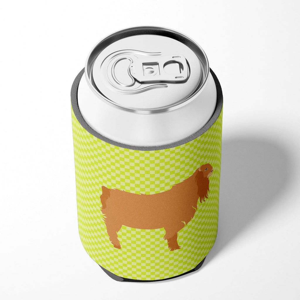 American Lamancha Goat Green Can or Bottle Hugger Cooler Sleeve for Standard 12 oz Cans, Insulated Foam Beer & Soda Can Hugger Reusable