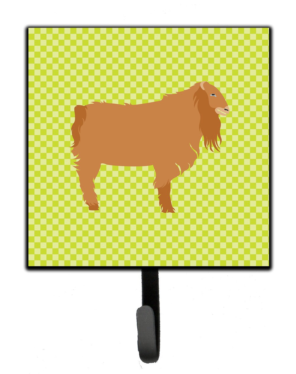 American Lamancha Goat Green Leash or Key Holder Wall Hooks, Key Hooks Holder, Coat Rack Wall Mount, Coat Hooks, Hooks for Hanging Keys, Towels, Aprons, Leashes