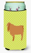 American Lamancha Goat Green Tall Boy Hugger Can Cooler Sleeve Machine Washable Drink Collapsible Insulator Beverage Insulated Holder
